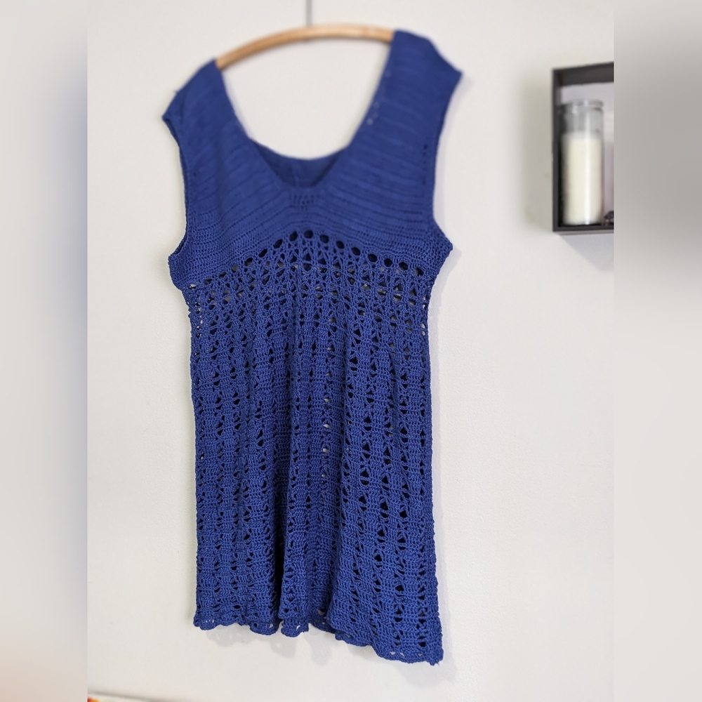 Crochet tunic dress